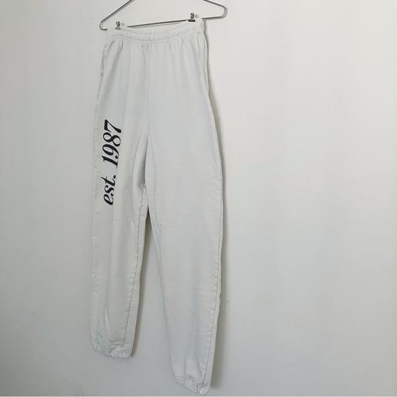 Mayfair • Athletics Cream and Indigo Dye Sweatpants - Picture 3 of 13